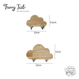 Cloud shape Pet Bird Parrot Chinchilla Wood Perch Stand Toy Platform