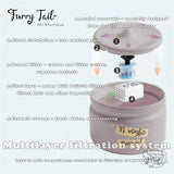 Letters Pet Ceramic Circulating Filter Water Fountain Dispenser