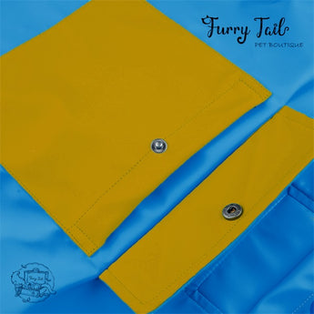 Pet Large Dog Baby-Grade Waterproof Raincoat With Hat Dog Clothes