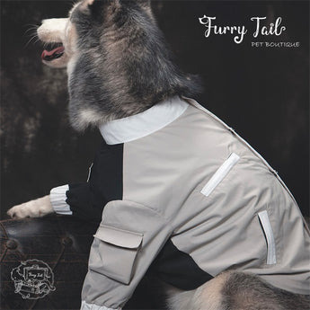 Pet Large Dog Windproof Waterproof Outdoor Coat Jacket Dog Clothes