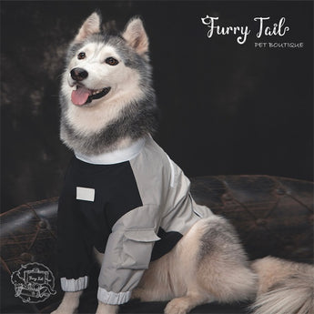 Pet Large Dog Windproof Waterproof Outdoor Coat Jacket Dog Clothes