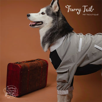 Pet Large Dog Windproof Waterproof Outdoor Coat Jacket Dog Clothes