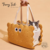 Purlab Cookie Biscuit Sandwich Pet Cat Small Dog Carrier Bag