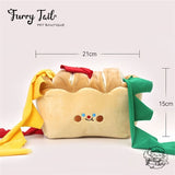 Ins Nosework Toast-Shaped Interactive Pet Dog Cat Snuffle Toy