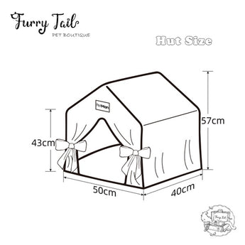 Petman Romantic House Pet Dog Cat Bedding Series Cradle Stairs