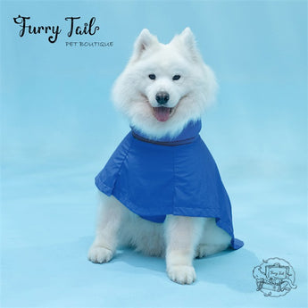 Pet Large Dog Baby-Grade Waterproof Raincoat With Hat Dog Clothes