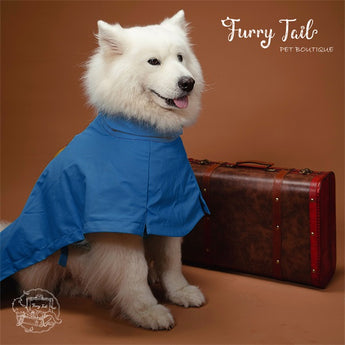 Pet Large Dog Baby-Grade Waterproof Raincoat With Hat Dog Clothes