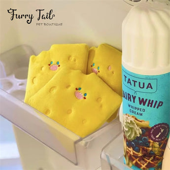 Ins Nosework Cheese-Shaped Interactive Pet Dog Cat Snuffle Toy