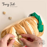 Ins Nosework Toast-Shaped Interactive Pet Dog Cat Snuffle Toy