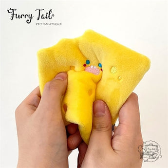 Ins Nosework Cheese-Shaped Interactive Pet Dog Cat Snuffle Toy