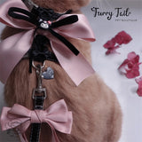 Blackpink Series Dog Cat Small Pet Harness & Leash Dress Set