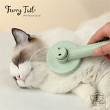 Multi-color Pet Dog Cat Self-Clean Slicker Grooming Comb Brush