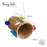 Bird Parrot Small Pet Hiding Hammock Handwoven Shed