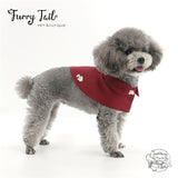 Fairytale Style Little Red Cloak For Pet Dog Cat Clothes