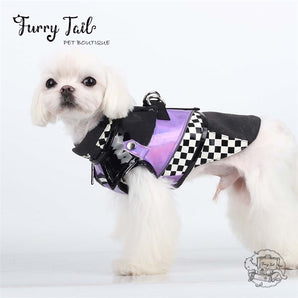 Silver Phantom Venice Racer Reflective Handsome Pet Dog Cat Jacket