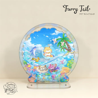 Dreamy Small Pet Hamster Running Wheel Spinner Runner