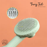 Multi-color Pet Dog Cat Self-Clean Slicker Grooming Comb Brush