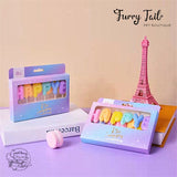 Ins HAPPY BIRTHDAY Letters Cake Decoration Candles