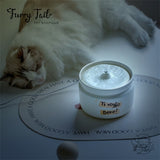 Letters Pet Ceramic Circulating Filter Water Fountain Dispenser