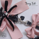 Blackpink Series Dog Cat Small Pet Harness & Leash Dress Set