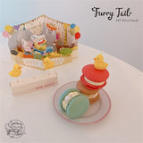 Ins Little Yellow Duck Candles Pet Birthday Cake Decoration