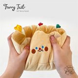 Ins Nosework Toast-Shaped Interactive Pet Dog Cat Snuffle Toy