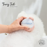 Push-Press Soft Silicone Massage Pet Dog Cat Bath Brush