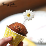 Ins Sunflower Candles Pet Birthday Cake Decoration