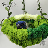 Forest Woven Warm Pet Bird Parrot Small Pets Hanging Hammock Nest