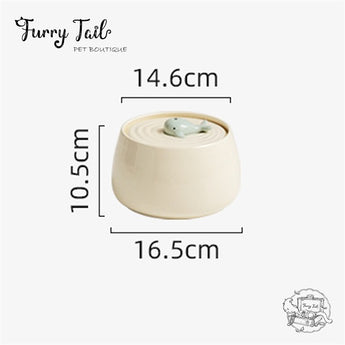 Whale Style Pet Ceramic Filter Water Fountain Dispenser