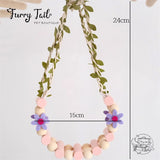 Daisy Pet Bird Parrot Playing Toy Wooden Stand Swing