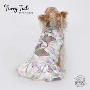 Bow Gown Pod Skirt Pet Dog Cat Dress