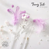 Violet Cat Interactive Play Toy Wand Teaser Rod 6Pcs Set