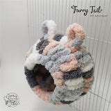 Bear Shape Woven Pet Bird Parrot Small Pets Warm Nest Birdhouse