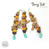 Star Fruit Pineapple Pet Bird Parrot Wooden Bite Chewing Toy