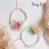 Pearl Flowers Jewelry Necklace For Small Dog Large Dog Cat Small Pet