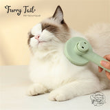 Multi-color Pet Dog Cat Self-Clean Slicker Grooming Comb Brush