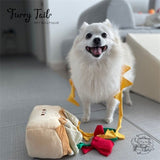 Ins Nosework Toast-Shaped Interactive Pet Dog Cat Snuffle Toy
