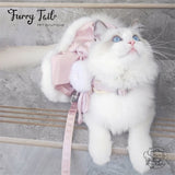 Luxury Velvet Plush Princess Dress Harness & Leash Set