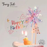 Ins Little Yellow Duck Candles Pet Birthday Cake Decoration