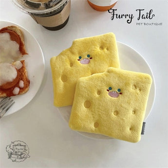 Ins Nosework Cheese-Shaped Interactive Pet Dog Cat Snuffle Toy