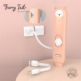 Pet Cat Rechargeable Laser Pointer 5 Patterns With Catnip Purple Light