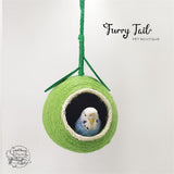 Coconut Shell Pet Bird Parrot Small Pets Nest Rattan Hanging House