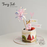 Ins Pink Number Candles Pet Birthday Cake Decoration