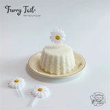 Ins Sunflower Candles Pet Birthday Cake Decoration