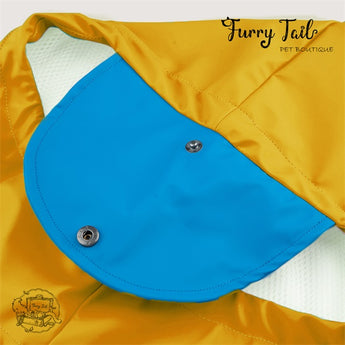 Pet Large Dog Baby-Grade Waterproof Raincoat With Hat Dog Clothes