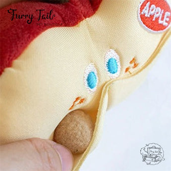 Ins Nosework Apple Shape Interactive Pet Dog Cat Snuffle Toy