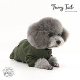 British Style Army Green Pet Dog Cat Jacket Coat