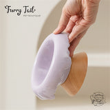 Ice Cream Pet Dog Cat Bowl High Foot Anti-slip Wood Stand