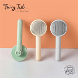 Multi-color Pet Dog Cat Self-Clean Slicker Grooming Comb Brush